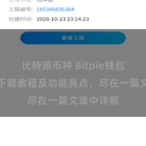 比特派币种 Bitpie钱包最新版本下载教程及功能亮点，尽在一篇文章中详解