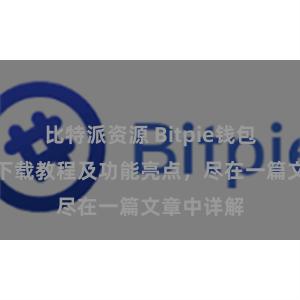 比特派资源 Bitpie钱包最新版本下载教程及功能亮点，尽在一篇文章中详解