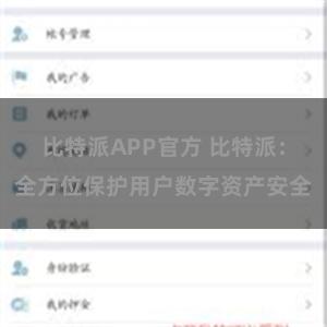 比特派APP官方 比特派：全方位保护用户数字资产安全