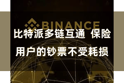 比特派多链互通  保险用户的钞票不受耗损